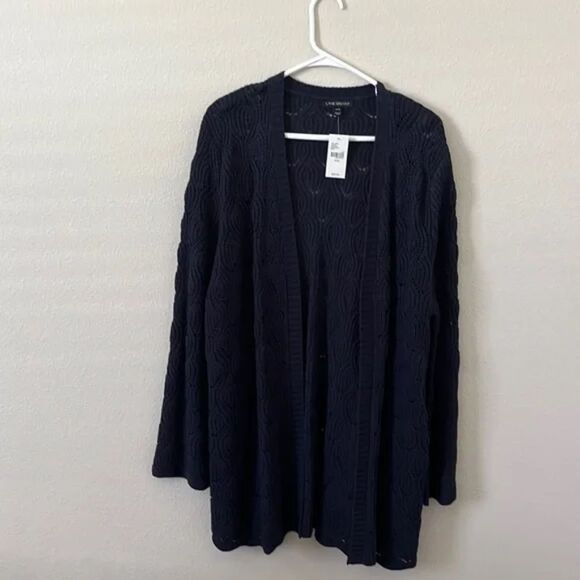 Lane Bryant- Textured Bell-Sleeve Over-piece - Picture 3 of 6